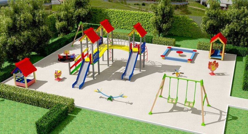 В Кубинке будут построены новые детские площадки