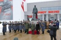 В КВЦ «Патриот» открыт памятник К.К.Рокоссовскому