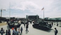 Фестиваль &quot;День танкиста: Майские учения&quot; прошел 2 мая в парке Патриот, Кубинка