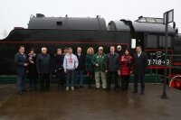 8 октября состоялось открытие экспоната «Паровоз «ЭР-788-49»