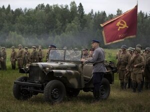 Советский легкий командирский автомобиль ГАЗ-64 прибыл в парк "Патриот"