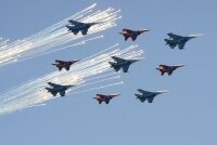 «Русские Витязи» и «Стрижи» пролетят над Красной площадью 9 мая
